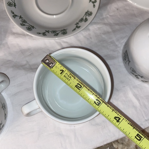 RARE HTF Porsgrund norway cup and saucer set of 6 each.   Like new - Picture 13 of 16